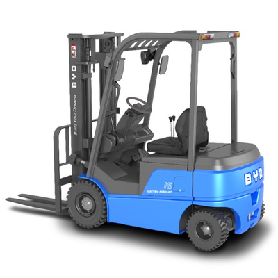 BYDの4ピホットバランス重量1.6-1.8トン 単駆動のための純粋な電気フォークリフト
