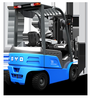 中国製 BYDの4ピホットバランス重量2.0-2.5トンのELシリーズシングルドライブ純粋電気フォークリフト
