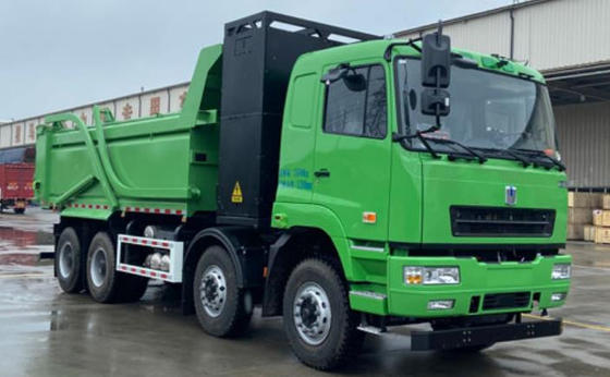 都市廃棄物輸送用の8X4純電気ダンプトラック