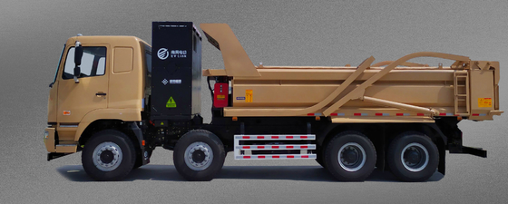 都市廃棄物輸送用の8X4純電気ダンプトラック