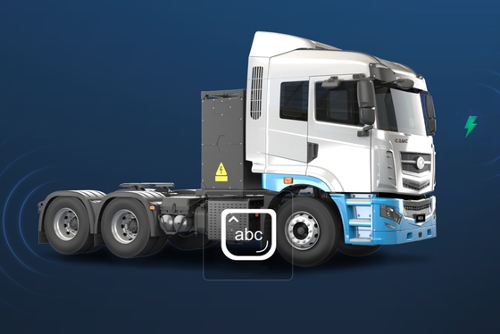 中国 リモート,複合版H7, CATL282Kwh バッテリー交換,短距離輸送のための6x4純電気トラクター