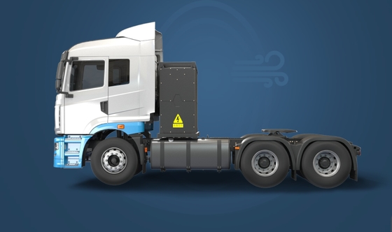中国 リモート,複合版H7, CATL282Kwh バッテリー交換,短距離輸送のための6x4純電気トラクター