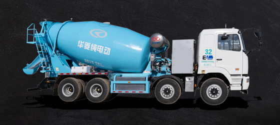 ジーリー リモート 標準版 M7 CATL-282Kwh 電源交換 8立方メートル 8x4 純電気セメントミキサートラック