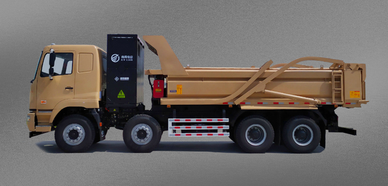 ジーリー・ヴァリン 純電動 8x4 ダンプトラック 充電版 423kWh