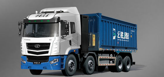 ジーリー リモート M7E 純電動 8x4 ダンプトラック 282度充電版