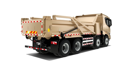 コストパフォーマンスの王: 新しいバイアード 純電気8x4 スラッグトラック エンジニアリング 特殊用途