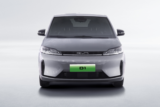 中国製 418KM サイドスライドドア BYD D1 純粋な電気セダン シェアカー