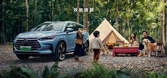 性能基準:ハイブリッドパワー,走行距離121km,前輪駆動 BYD SUV Tang DMI
